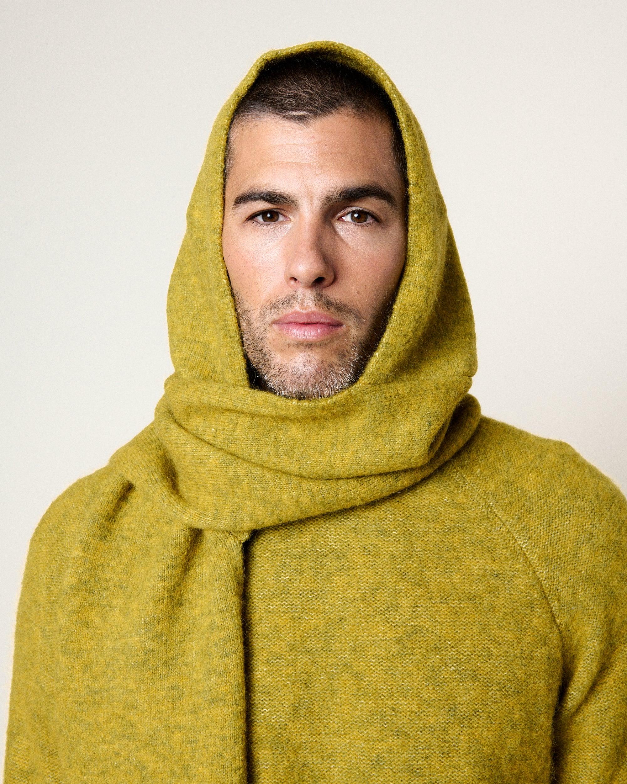 Homecore Baby Hood Green Haze Strickkapuze Unisex grün